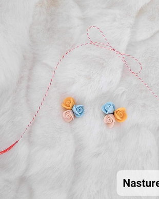 Cercei martisor: Trandafiri
