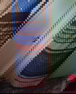 Fusta tricot cu aspect plisat