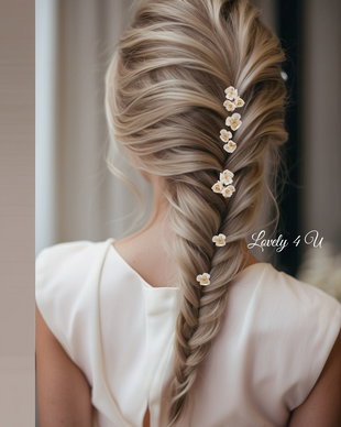 ALVINA - SET AGRAFE CU FLORI