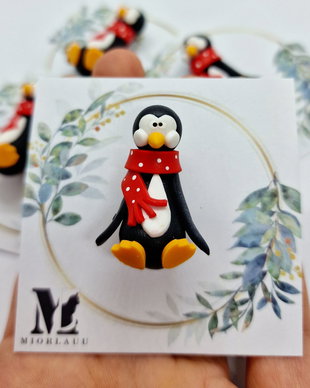 Mărțișor pinguin