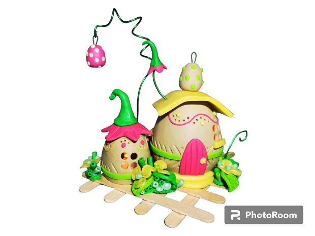 Lampa de veghe - Sunshine Easter Eggs Fairy Garden