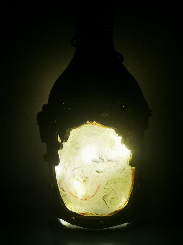 Decoratiune luminoasa - Steampunk Bottle