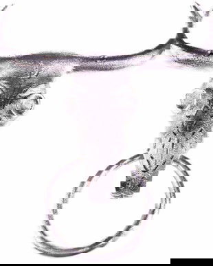 Batator de usa din aluminiu cu un craniu vaca