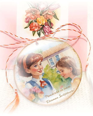 Martisor personalizat pentru Cadre Didactice
