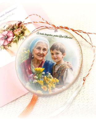 Martisor personalizat pentru Bunica
