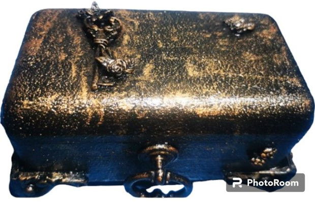 Caseta bijuterii - Vintage Copper Box