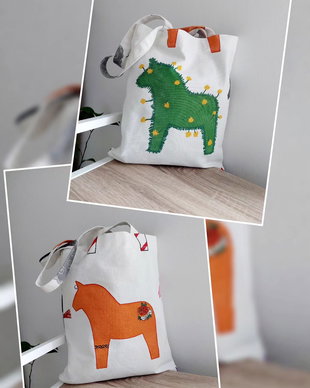 Sacoșă tote bag shopper cu doua fete diferite