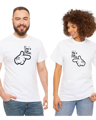 Set tricouri cuplu, personalizate