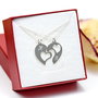 Set lantisoare / Inima / El si Ea / Personalizat / Argint 925