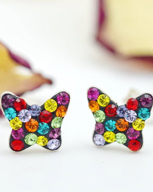 Cercei Swarovski Butterfly / Fluturasi / Argint 925
