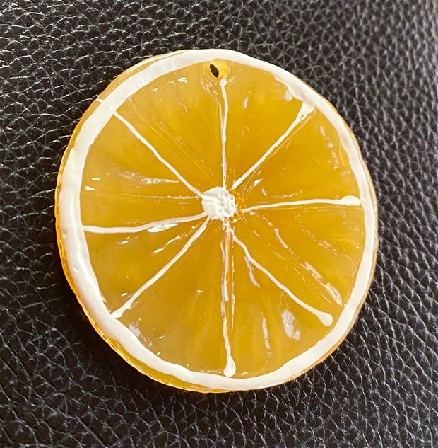 RESI-ORG/Pandativ rasina, felie portocala 46.5~48.5x3.5~5mm - 1 bucata