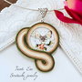 Pandantiv soutache cu fluture