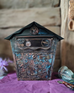 Cutie postala-Steampunk