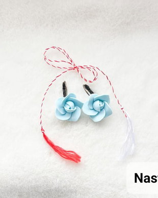 Cercei martisor: Trandafiri
