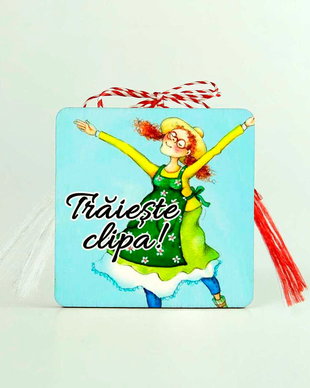 Martisor cu mesaj - mgnet