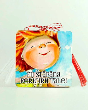 Martisor cu mesaj - magnet