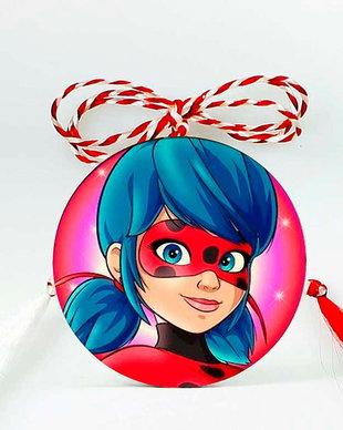 Martisor copii cu personaje Ladybug