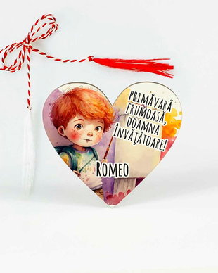 Martisor personalizat educatoare / invatatoare / profesoara