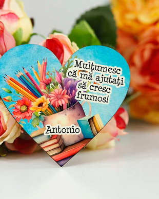 Magnet cu mesaj pentru doamna profesoara/diriginta - martisor