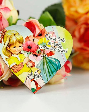 Magnet martisor pentru bunica/mamaia