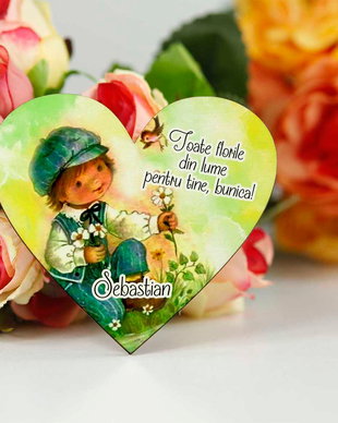 Magnet martisor pentru bunica/mamaia