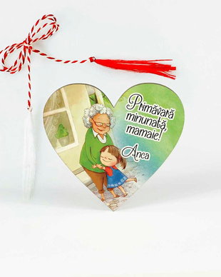 Brosa martisor bunica / mamaie