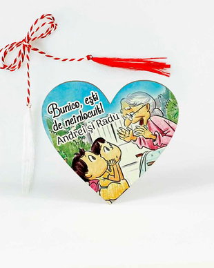Brosa martisor bunica / mamaia
