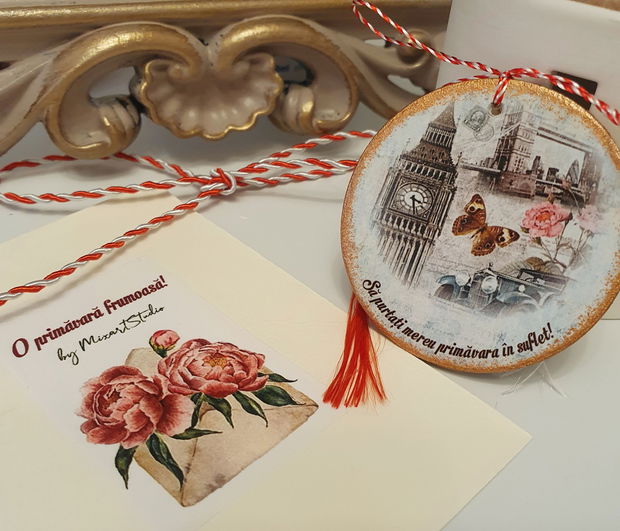 Martisor personalizat, profesor Lima Engleza