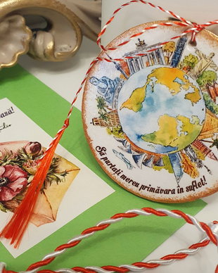 Martisor personalizat, profesor Geografie