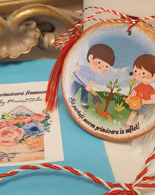 Martisor personalizat, profesor Educatie Sociala