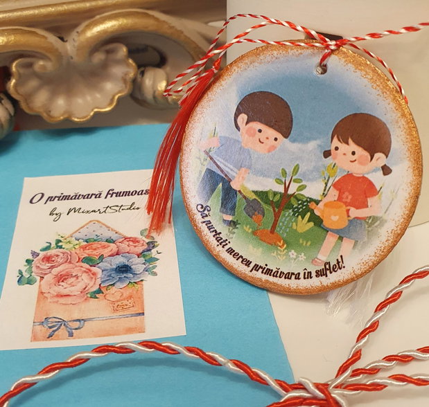 Martisor personalizat, profesor Educatie Sociala