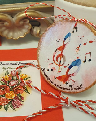 Martisor personalizat, profesor Muzica