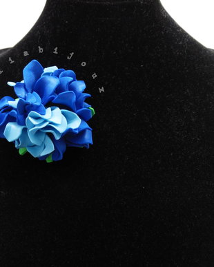 Brosa statement handmade unicat - Martisor - floare (cod954)