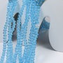 Cristale din sticla, rondelle, 3.5x3 mm, aquamarin-A034-D28