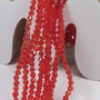 Cristale din sticla, biconice, 3 mm, rosii