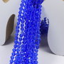 Cristale din sticla, biconice, 3 mm, albastre