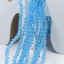 Cristale din sticla, biconice, 3 mm, aquamarin