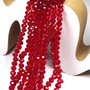 Cristale din sticla, rondelle, 4x3.5 mm, rosu inchis
