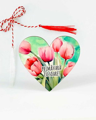 Martisor cu lalele - personalizat