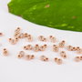 Charm gold filled 14k si cubic zirconia, 2.5mm