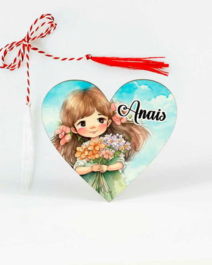 Martisor cu nume pentru fetite