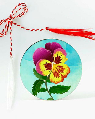 Martisor cu panseluta