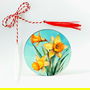 Martisor cu narcise galbne
