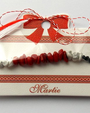 Bratara Martisor*Coral+Howlit