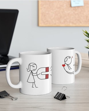Set cani personalizate cuplu