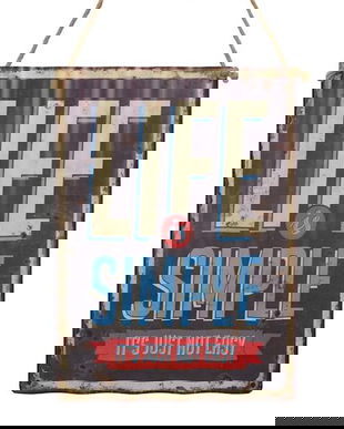 Decoratiune ondulata cu un mesaj motivational