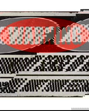 Decoratiune dreptunghiulara cu un mesaj amuzant