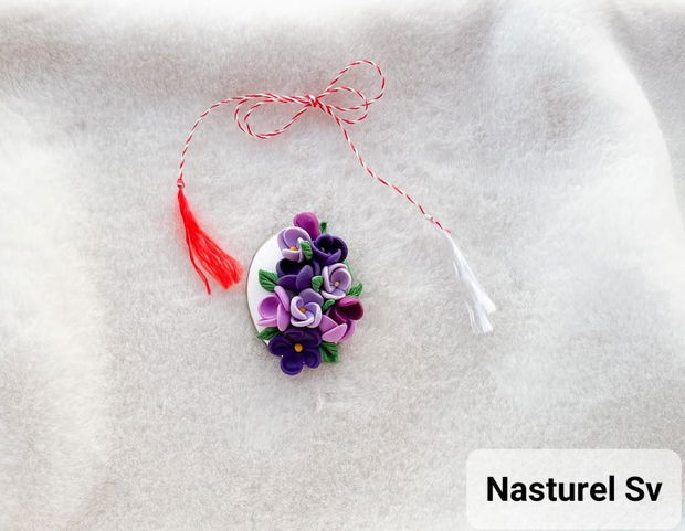 Brosa martisor: Liliac