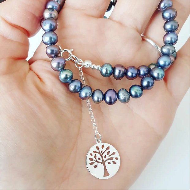 Colier perle naturale | Copacul Vietii |