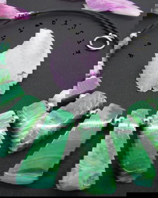 Colier handmade unicat - agate (cod648)